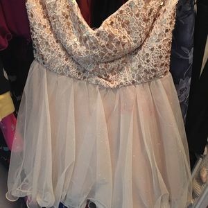 Gold Formal Dress